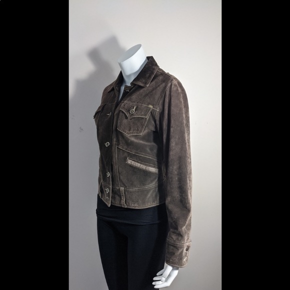 🍒 SKOTTS SUEDE Jacket !!! Premium Quality Washable Suede !!! - Picture 4 of 15